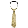 Buckle-Down Necktie - Vivid Floral Collage2 Sepia