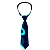 Buckle-Down Necktie - Waves Navy/Blue Shades