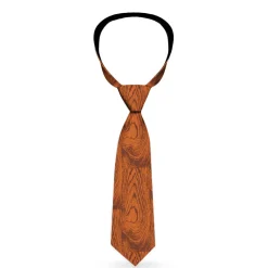 Buckle-Down Necktie - Wood Grain Cherry Wood