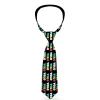 Buckle-Down Necktie - YOLO Black/Multi Color