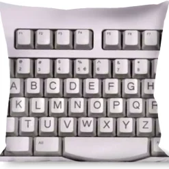 Buckle-Down Throw Pillow - BD Keyboard