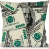 Buckle-Down Throw Pillow - Benjamins