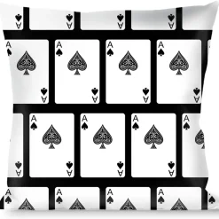 Buckle-Down Throw Pillow - Ace of Spades