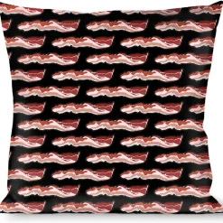 Buckle-Down Throw Pillow - Bacon