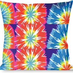 Buckle-Down Throw Pillow - 70's Tie Dye