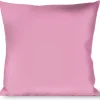 Buckle-Down Throw Pillow - Baby Pink