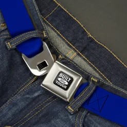 Built Ford Tough Seatbelt Belt - Royal Webbing