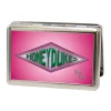 Business Card Holder - LARGE - Harry Potter HONEYDUKES Logo FCG Pinks Greens
