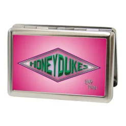 Business Card Holder - LARGE - Harry Potter HONEYDUKES Logo FCG Pinks Greens