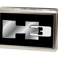Business Card Holder - LARGE - H3 FCG Black/Silver Logo
