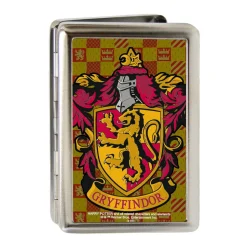 Business Card Holder - LARGE - Harry Potter GRYFFINDOR Crest FCG Gold Burgundy