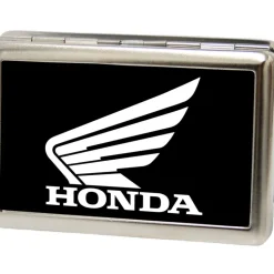 Business Card Holder - LARGE - HONDA Motorcycle FCG Black White