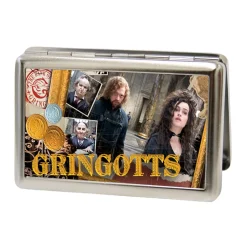 Business Card Holder - LARGE - GRINGOTTS Bank Break-in Scene Goblins "Gragomir" & "Bellatrix" FCG