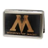 Business Card Holder - LARGE - M-MINISTRY OF MAGIC Symbol GW Black