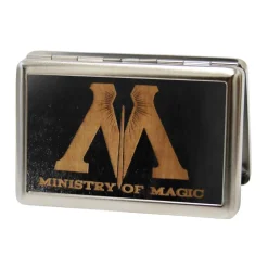 Business Card Holder - LARGE - M-MINISTRY OF MAGIC Symbol GW Black