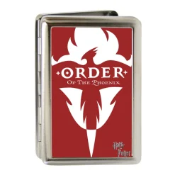 Business Card Holder - LARGE - Harry Potter ORDER OF THE PHOENIX Logo FCG Red White