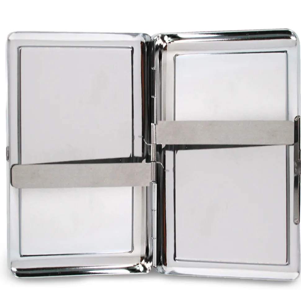 Business Card Holder - LARGE - H2 FCG Black Silver