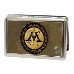 Business Card Holder - LARGE - Harry Potter Wizengamot Logo IGNORANTIA JURIS NEMINEM EXCUSAT FCG Browns