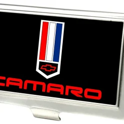 Business Card Holder - SMALL - Camaro Badge FCG Black Red White Blue