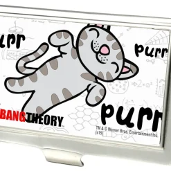 Business Card Holder - SMALL - Soft Kitty PURR, PURR, PURR FCG