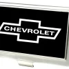 Business Card Holder - SMALL - 1965 CHEVROLET Bowtie FCG Black White