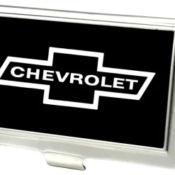 Business Card Holder - SMALL - 1965 CHEVROLET Bowtie FCG Black White
