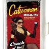 Business Card Holder - SMALL - CATWOMAN-CRACK OF A WHIP Bombshell Pose FCG Reds
