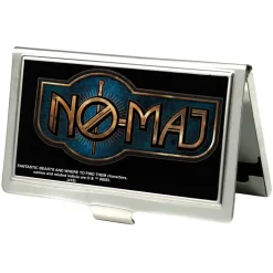 Business Card Holder - SMALL - FANTASTIC BEASTS AND WHERE TO FIND THEM NO-MAJ Icon FCG Black Golds Blues