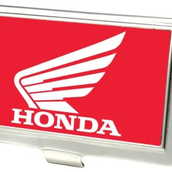 Business Card Holder - SMALL - HONDA Motorcycle FCG Red White