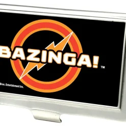 Business Card Holder - SMALL - BAZINGA! Logo FCG Black