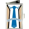 Business Card Holder - SMALL - Supernatural Castiel Tie ALWAYS HAPPY TO BLEED Quote FCG
