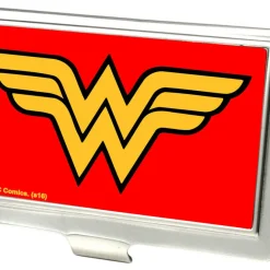 Business Card Holder - SMALL - Wonder Woman Logo FCG Red