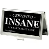 Business Card Holder - SMALL - CERTIFIED INSANE-ARKHAM CITY FCG Black White