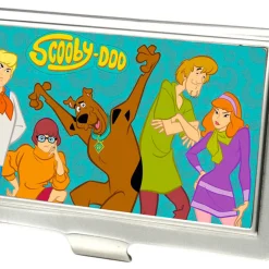 Business Card Holder - SMALL - SCOOBY-DOO Group Pose "?" FCG Turquoise
