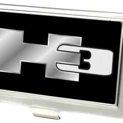 Business Card Holder - SMALL - H3 FCG Black/Silver Logo