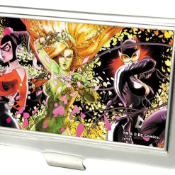 Business Card Holder - SMALL - Gotham City Sirens Group Pose Petals FCG