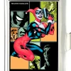Business Card Holder - SMALL - HARLEY QUINN Night and Day Comic Book Character Blocks FCG
