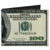 Canvas Bi-Fold Wallet - 100 Dollar Bills