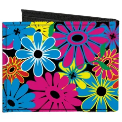 Canvas Bi-Fold Wallet - Americana Federal Reserve Seal Weathered Gray Black