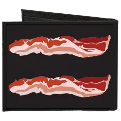 Canvas Bi-Fold Wallet - Bacon