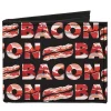 Canvas Bi-Fold Wallet - BACON Baseball Script