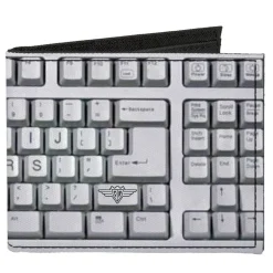 Canvas Bi-Fold Wallet - BD Keyboard
