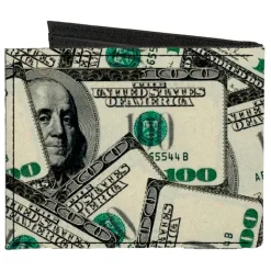 Canvas Bi-Fold Wallet - Benjamins