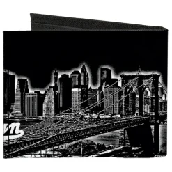 Canvas Bi-Fold Wallet - Brooklyn New York