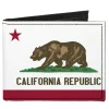 Canvas Bi-Fold Wallet - California Flag