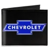 Canvas Bi-Fold Wallet - Chevy Bowtie Logo CENTERED
