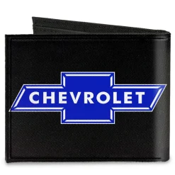 Canvas Bi-Fold Wallet - Chevy Bowtie Logo CENTERED