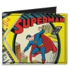 Canvas Bi-Fold Wallet - Classic SUPERMAN #1 Flying Cover Pose