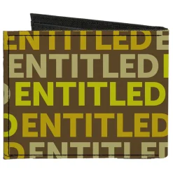 Canvas Bi-Fold Wallet - ENTITLED Tonal Greens
