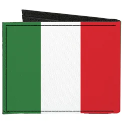 Canvas Bi-Fold Wallet - Italy Flag